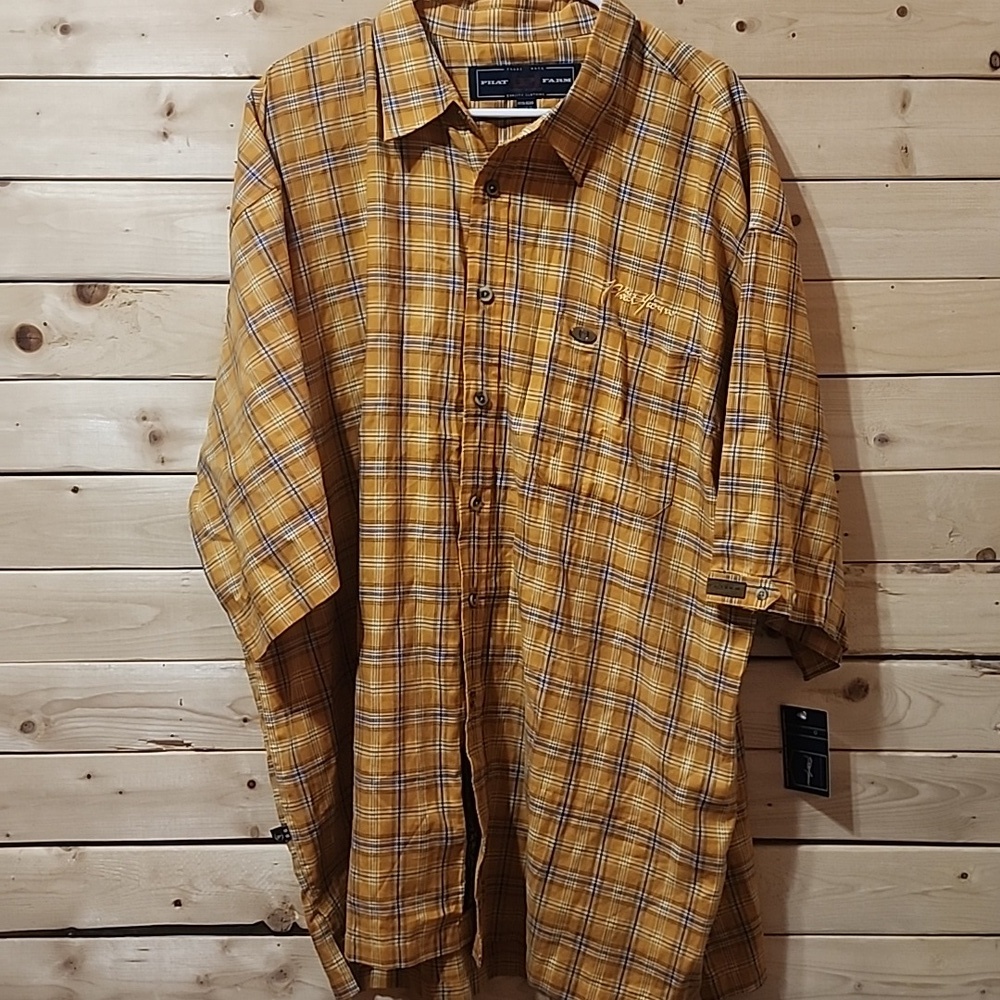 Phat Farm Flannel Shirt Mens Size 3XL NEW 100% Cotton